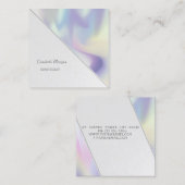 モダンストライプ スクエア名刺 (正面/裏面)