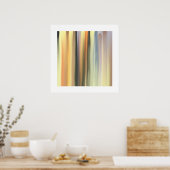 モダンストライプ ポスター (キッチン)