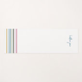 モダンストライプ ヨガマット (正面(横))