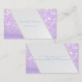 モダンストライプ《写真》ぼけ味 名刺 (正面/裏面)