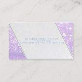 モダンストライプ《写真》ぼけ味 名刺 (裏面)