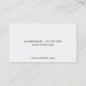 (モダンストライプ) 名刺 (裏面)