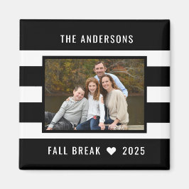 モダンストライプ 編集可能 カラーカスタム フォトマグネット マグネット