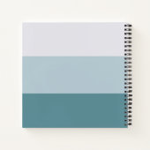 モダンストライプBucket List Couple Keepsake ノートブック (裏面)