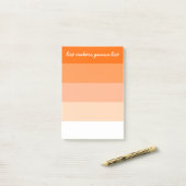 モダンストライプList Maker ポストイット (デスク上)