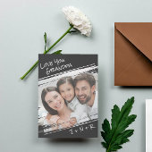 モダンストリートアート あなたの写真を追加 愛してるおじいちゃん シーズンカード