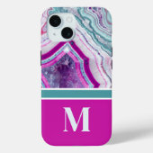 モダンストーンイニシャルモノグラム Case-Mate iPhoneケース (裏面)