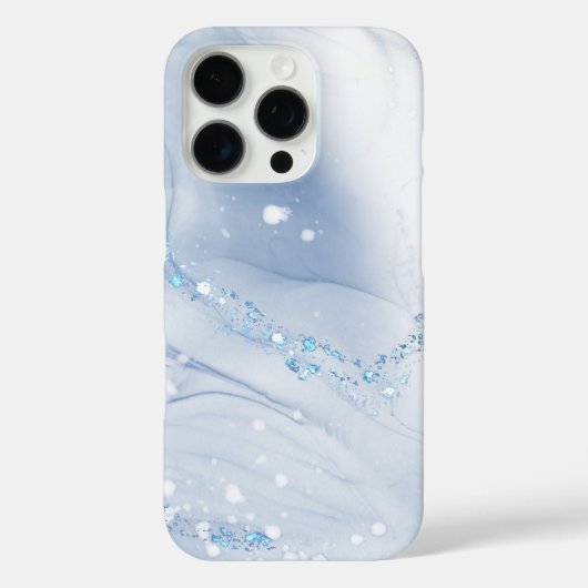 モダンストーン ダスティブルー マーブル Case-Mate iPhoneケース (裏面)