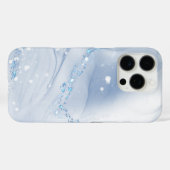モダンストーン ダスティブルー マーブル Case-Mate iPhoneケース (裏面 (横))