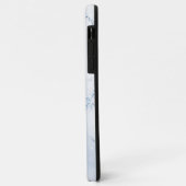 モダンストーン ダスティブルー マーブル Case-Mate iPhoneケース (裏面/左)