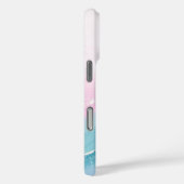 モダンストーン ダスティブルー マーブル Case-Mate iPhoneケース (裏面 / 右)