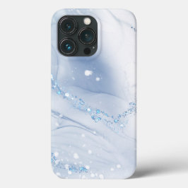 モダンストーン ダスティブルー マーブル iPhone 13 PROケース