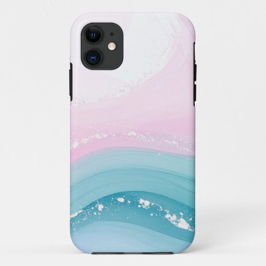 モダンストーン ダスティブルー マーブル Case-Mate iPhoneケース (裏面)