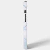 モダンストーン ダスティブルー マーブル Case-Mate iPhoneケース (裏面 / 左)