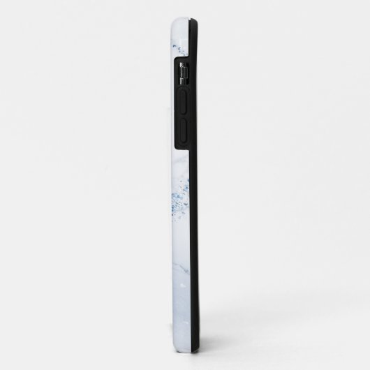 モダンストーン ダスティブルー マーブル Case-Mate iPhoneケース (裏面/左)