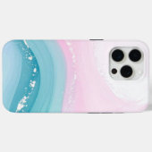 モダンストーン ダスティブルー マーブル Case-Mate iPhoneケース (裏面 (横))