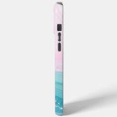 モダンストーン ダスティブルー マーブル Case-Mate iPhoneケース (裏面 / 左)