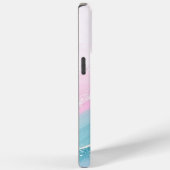モダンストーン ダスティブルー マーブル Case-Mate iPhoneケース (裏面 / 右)