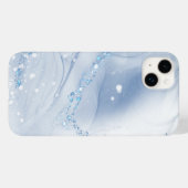 モダンストーン ダスティブルー マーブル Case-Mate iPhoneケース (裏面 (横))