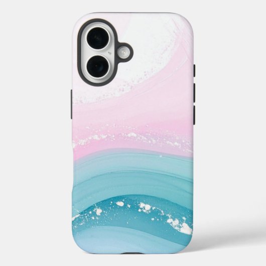 モダンストーン ダスティブルー マーブル Case-Mate iPhoneケース (裏面)