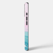 モダンストーン ダスティブルー マーブル Case-Mate iPhoneケース (裏面 / 左)