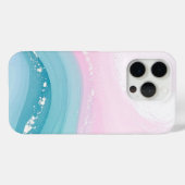 モダンストーン ダスティブルー マーブル Case-Mate iPhoneケース (裏面 (横))