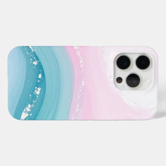 モダンストーン ダスティブルー マーブル Case-Mate iPhoneケース (裏面 (横))