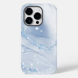 モダンストーン ダスティブルー マーブル Case-Mate iPhone 14 PROケース