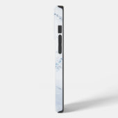 モダンストーン ダスティブルー マーブル Case-Mate iPhoneケース (裏面 / 左)