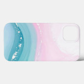 モダンストーン ダスティブルー マーブル Case-Mate iPhoneケース (裏面 (横))