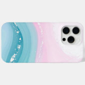 モダンストーン ダスティブルー マーブル Case-Mate iPhoneケース (裏面 (横))