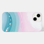 モダンストーン ダスティブルー マーブル Case-Mate iPhoneケース (裏面 (横))