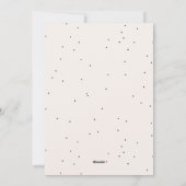 モダンスナップショットメリークリームと明るい写真 シーズンカード (裏面)