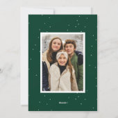 モダンスナップメリーショットと明るい2枚の写真 シーズンカード (裏面)