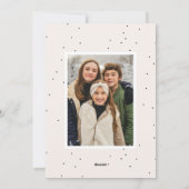 モダンスナップメリーショットと明るい2枚の写真 シーズンカード (裏面)