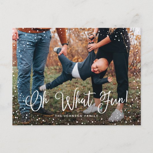 モダンスノースクリプト2 フォト シーズンポストカード (正面)