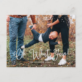 モダンスノースクリプト2 フォト シーズンポストカード