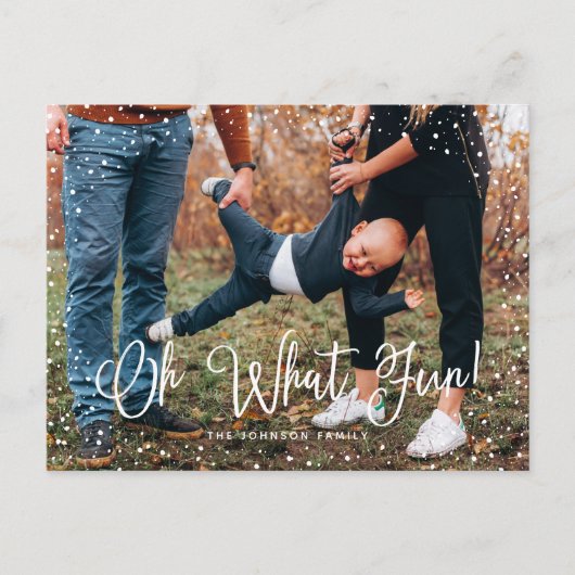 モダンスノースクリプト2 フォト シーズンポストカード (正面)