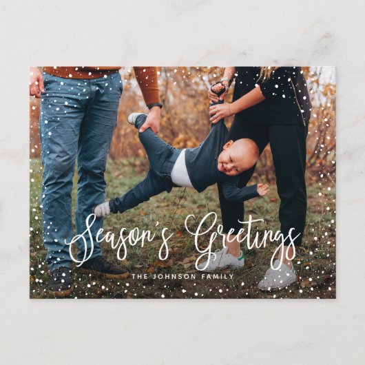 モダンスノースクリプト2 フォト シーズンポストカード (正面)