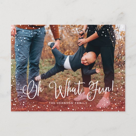 モダンスノースクリプト2 フォト シーズンポストカード (正面)