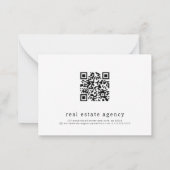 モダンスノー実在フレクエステート ノートカード (裏面)