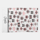 モダンスパーソナライズされた キッチンタオル (横)