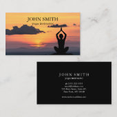 モダンスピリチュアルエレガントエネルギーヨガ 名刺 (正面/裏面)