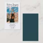 モダンスピリチュアル瞑想写真ヨガ 名刺 (正面/裏面)