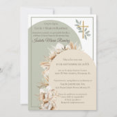 モダンスペインの洗礼 招待状 (正面)