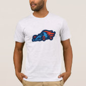 モダンスポーツカーデザイン Tシャツ (正面)
