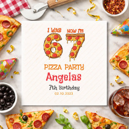 モダンスライススライスボーイシックスセブン誕生日パーティー スタンダードカクテルナプキン