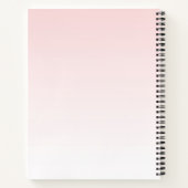 モダンズピ結婚ンクグリッタードリップ&ゴールデンリングや輪 ノートブック (裏面)