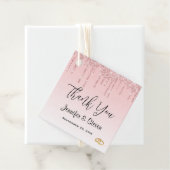 モダンズピ結婚ンクグリッタードリップ&ゴールデンリングや輪 フェイバータグ (インサイチュ)