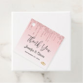 モダンズピ結婚ンクグリッタードリップ&ゴールデンリングや輪 フェイバータグ (インサイチュ)